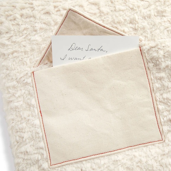 NWT Demdaco Letters to Santa Pocket Blanket, 50x60 - Picture 3 of 5